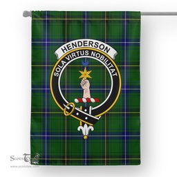 Henderson Flag Garden Flag Henderson Modern Tartan Flag Clan Badge Tartan House Flag
