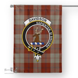 Garden Flag Davidson Dress Dancers Tartan Flag Clan Badge Tartan House Flag