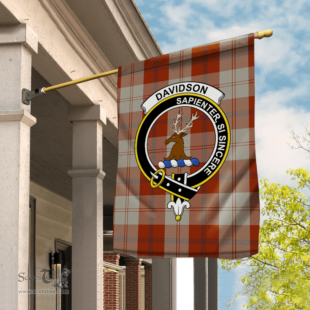 Garden Flag Davidson Dress Dancers Tartan Flag Clan Badge Tartan House Flag