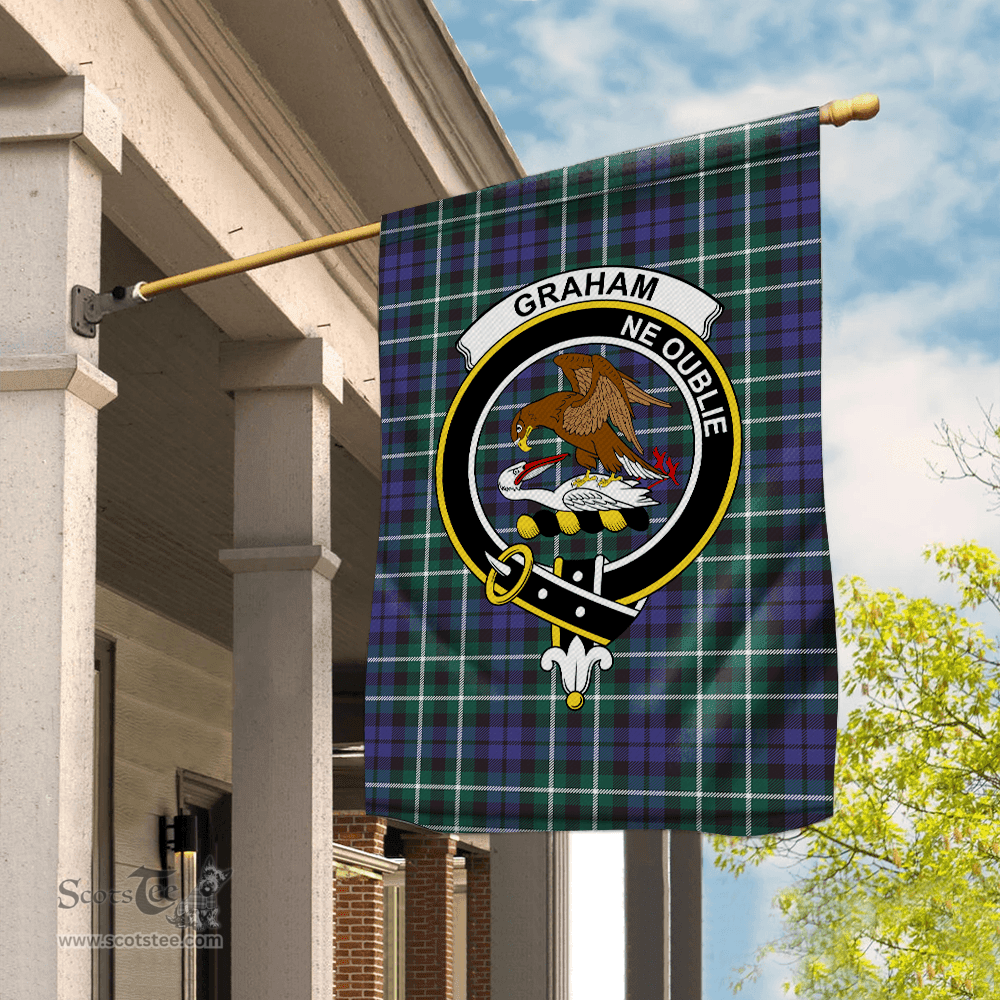 Graham Tartan Garden Flag Graham Of Montrose Modern Tartan Flag Clan Badge Tartan House Flag
