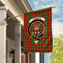 Garden Flag Lennox Kincaid Tartan Flag Clan Badge Tartan House Flag