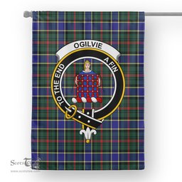 Garden Flag Ogilvie Hunting Modern Tartan Flag Clan Badge Tartan House Flag