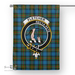 Garden Flag Fletcher of Dunan Tartan Flag Clan Badge Tartan House Flag