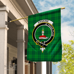 Garden Flag Erskine Hunting Tartan Flag Clan Badge Tartan House Flag