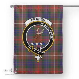 Garden Flag Fraser Of Lovat Hunting Modern Tartan Flag Clan Badge Tartan House Flag