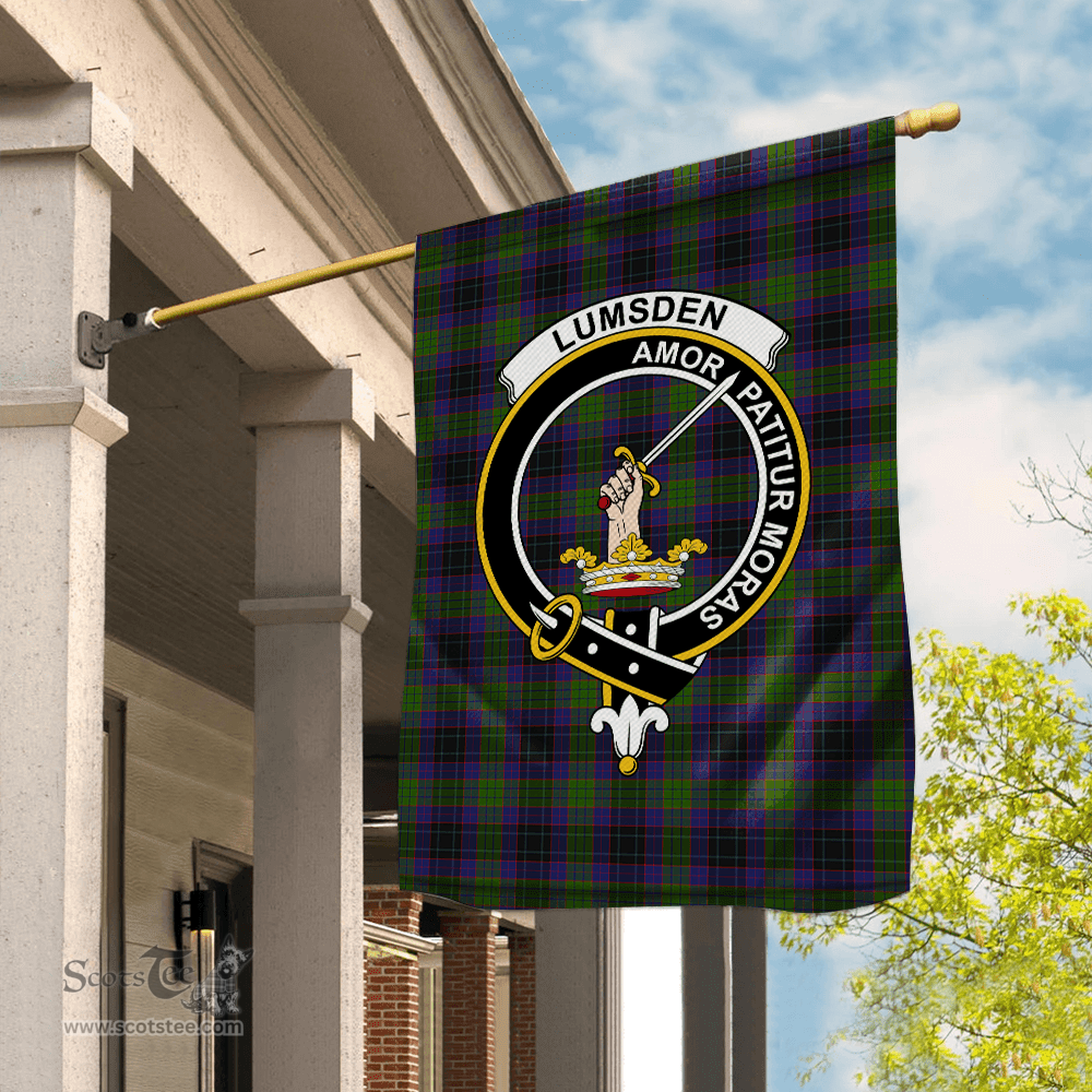 Garden Flag Lumsden Hunting Tartan Flag Clan Badge Tartan House Flag