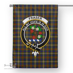 Garden Flag Fraser Hunting Tartan Flag Clan Badge Tartan House Flag