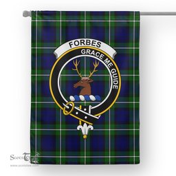 Garden Flag Forbes Modern Tartan Flag Clan Badge Tartan House Flag