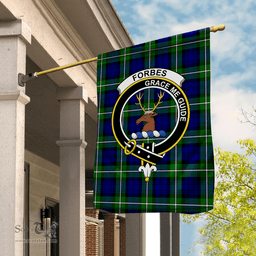 Garden Flag Forbes Modern Tartan Flag Clan Badge Tartan House Flag
