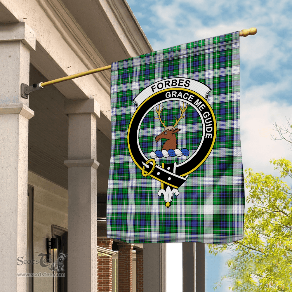 Garden Flag Forbes Dress Tartan Flag Clan Badge Tartan House Flag
