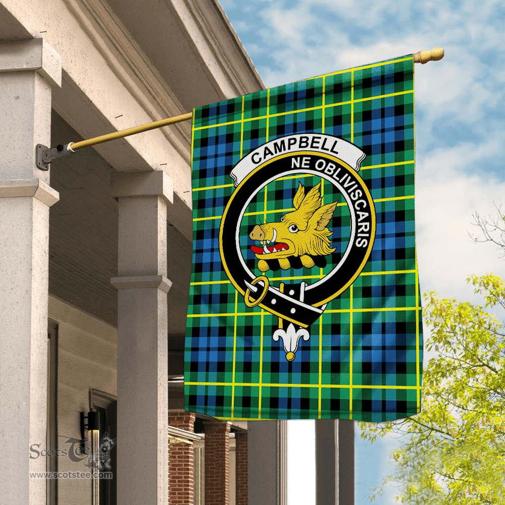 Garden Flag Campbell Of Breadalbane Ancient Tartan Flag Clan Badge Tartan House Flag
