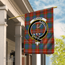 Garden Flag Fraser Of Lovat Ancient Tartan Flag Clan Badge Tartan House Flag