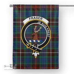 Garden Flag Fraser Of Lovat Hunting Ancient Tartan Flag Clan Badge Tartan House Flag