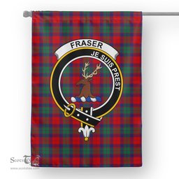 Garden Flag Fraser Of Lovat Altyre Tartan Flag Clan Badge Tartan House Flag