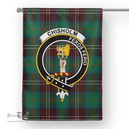 Chisholm Tartan Garden Flag Chisholm Hunting Ancient Tartan Flag Clan Badge Tartan House Flag