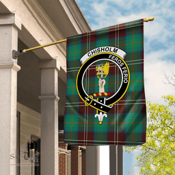 Chisholm Tartan Garden Flag Chisholm Hunting Ancient Tartan Flag Clan Badge Tartan House Flag
