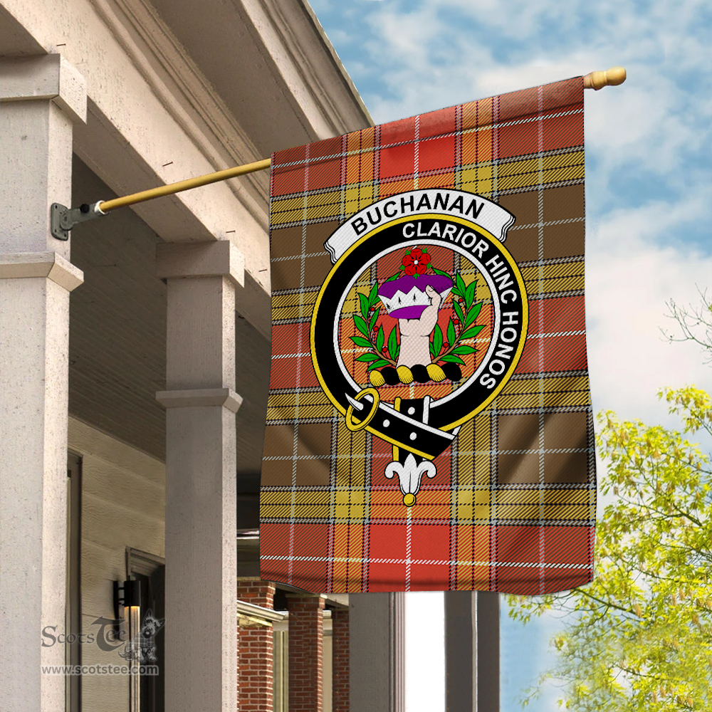Tartan Personalized Flag Buchanan Tartan Garden Flag Buchanan Old Set Weathered Tartan Flag Clan Badge Tartan House Flag