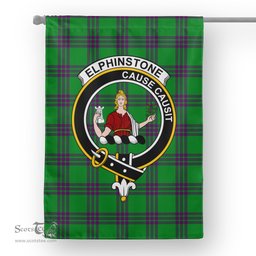 Garden Flag Elphinstone Hunting Tartan Flag Clan Badge Tartan House Flag