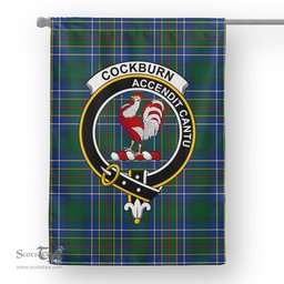 Garden Flag Cockburn Ancient Tartan Flag Clan Badge Tartan House Flag