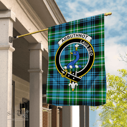 Garden Flag Arbuthnott Hunting Tartan Flag Clan Badge Tartan House Flag