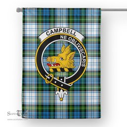 Garden Flag Campbell Dress Tartan Flag Clan Badge Tartan House Flag