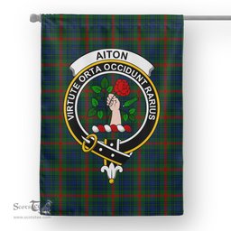 Garden Flag Aiton Hunting Tartan Flag Clan Badge Tartan House Flag