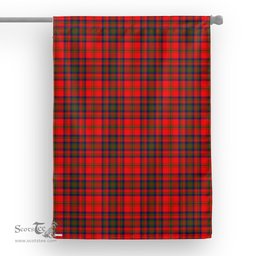 Matheson Red Tartan Garden Flag Clan Badge Tartan Flag Scottish Tartan House Flag