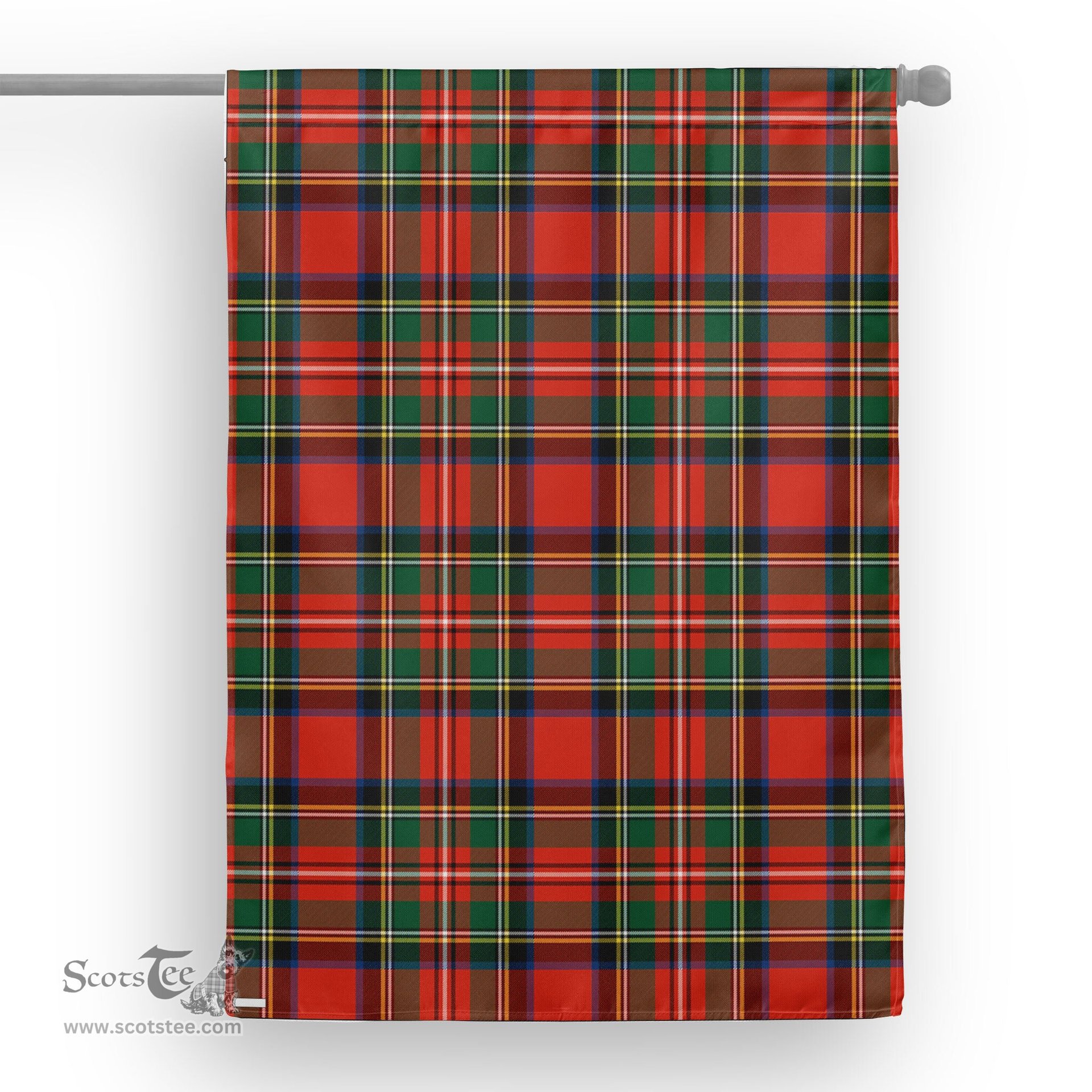 Stewart Tewart (High Stewards) Royal Modern Tartan Garden Flag Clan Badge Tartan Flag Scottish Tartan House Flag