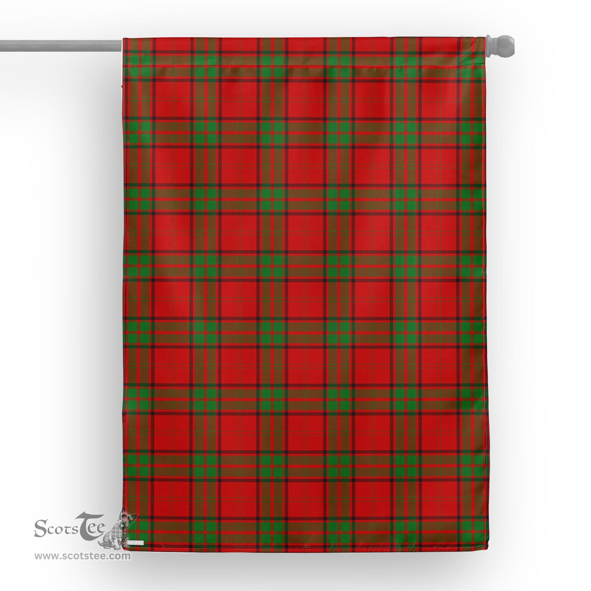 Maxwell Red Tartan Garden Flag Clan Badge Tartan Flag Scottish Tartan House Flag