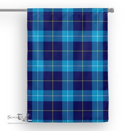 McKerrell Blue Tartan Garden Flag - Tartan Flag Clan Badge Scottish Tartan House Flag, Tartan Garden Flag, Tartan Flag, Crest Garden Flag, Garden Flag, Ireland Garden Flag, Family Crest, Custom Flag, Custom Garden Flag, Ireland Custom Flag, Clan Tartan Flags
