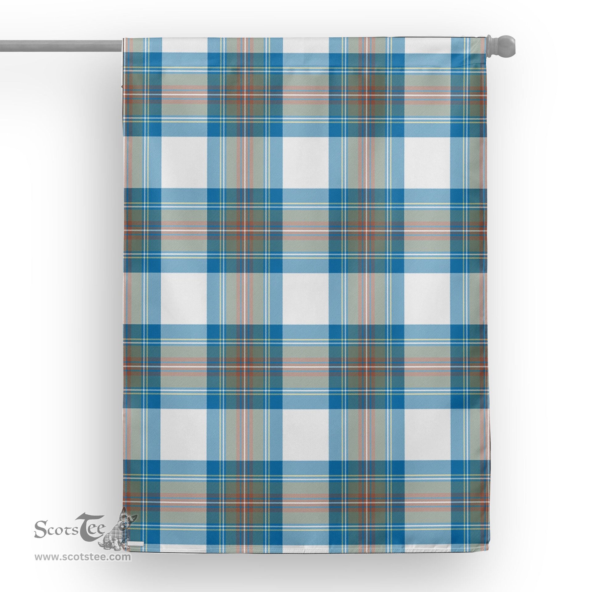 Stewart Tewart (High Stewards) Muted Blue Tartan Garden Flag - Tartan Flag Clan Badge Scottish Tartan House Flag, Tartan Garden Flag, Tartan Flag, Crest Garden Flag, Garden Flag, Ireland Garden Flag, Family Crest, Custom Flag, Custom Garden Flag, Ireland Custom Flag, Clan Tartan Flags