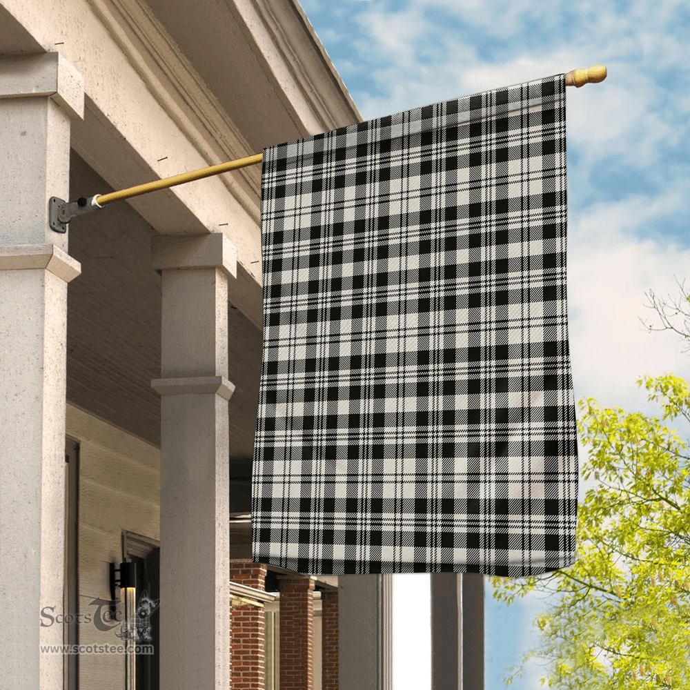 Scott Tartan Garden Flag Scott Black White Ancient Tartan Flag Tartan House Flag, Tartan Garden Flag, Tartan Flag, Plaid Flag, Christmas Plaid Flag