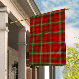 Morrison Tartan Garden Flag Morrison Red Modern Tartan Flag Tartan House Flag, Tartan Garden Flag, Tartan Flag, Plaid Flag, Christmas Plaid Flag