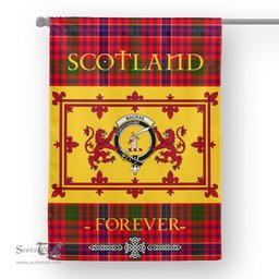 Scotstee Tartan House Flag MacRae Tartan Garden Flag - The Lion Rampant Scotland, Tartan Garden Flag, Tartan House Flag, Tartan Flag, Crest Garden Flag, Garden Flag, Ireland Garden Flag, Family Crest, Custom Flag, Custom Garden Flag, Ireland Custom Flag, Clan Tartan Flags