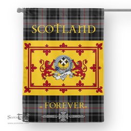 Scotstee Tartan House Flag Moffat Clan Badge Tartan Garden Flag - The Lion Rampant Scotland, Tartan Garden Flag, Tartan House Flag, Tartan Flag, Crest Garden Flag, Garden Flag, Ireland Garden Flag, Family Crest, Custom Flag, Custom Garden Flag, Ireland Custom Flag, Clan Tartan Flags