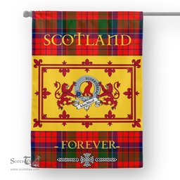 Scotstee Tartan House Flag Macnicol Clan Badge Tartan Garden Flag - The Lion Rampant Scotland, Tartan Garden Flag, Tartan House Flag, Tartan Flag, Crest Garden Flag, Garden Flag, Ireland Garden Flag, Family Crest, Custom Flag, Custom Garden Flag, Ireland Custom Flag, Clan Tartan Flags