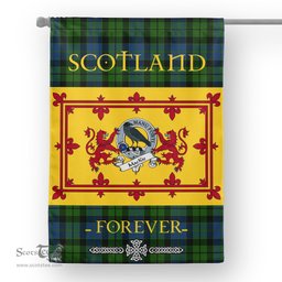 Scotstee Tartan House Flag MacKie Clan Badge Tartan Garden Flag - The Lion Rampant Scotland, Tartan Garden Flag, Tartan House Flag, Tartan Flag, Crest Garden Flag, Garden Flag, Ireland Garden Flag, Family Crest, Custom Flag, Custom Garden Flag, Ireland Custom Flag, Clan Tartan Flags