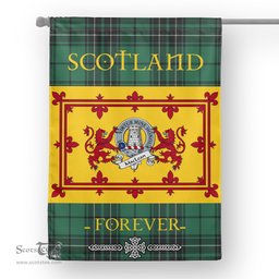 Scotstee Tartan House Flag MacLean Clan Badge Tartan Garden Flag - The Lion Rampant Scotland, Tartan Garden Flag, Tartan House Flag, Tartan Flag, Crest Garden Flag, Garden Flag, Ireland Garden Flag, Family Crest, Custom Flag, Custom Garden Flag, Ireland Custom Flag, Clan Tartan Flags