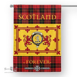 Scotstee Tartan House Flag MacQueen Tartan Garden Flag - The Lion Rampant Scotland, Tartan Garden Flag, Tartan House Flag, Tartan Flag, Crest Garden Flag, Garden Flag, Ireland Garden Flag, Family Crest, Custom Flag, Custom Garden Flag, Ireland Custom Flag, Clan Tartan Flags