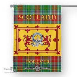 Scotstee Tartan House Flag Muirhead Clan Badge Tartan Garden Flag - The Lion Rampant Scotland, Tartan Garden Flag, Tartan House Flag, Tartan Flag, Crest Garden Flag, Garden Flag, Ireland Garden Flag, Family Crest, Custom Flag, Custom Garden Flag, Ireland Custom Flag, Clan Tartan Flags
