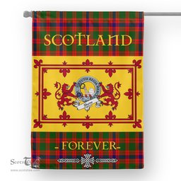 Scotstee Tartan House Flag Skene Clan Badge Tartan Garden Flag - The Lion Rampant Scotland, Tartan Garden Flag, Tartan House Flag, Tartan Flag, Crest Garden Flag, Garden Flag, Ireland Garden Flag, Family Crest, Custom Flag, Custom Garden Flag, Ireland Custom Flag, Clan Tartan Flags
