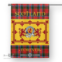 Scotstee Tartan House Flag MacDuff Clan Badge Tartan Garden Flag - The Lion Rampant Scotland, Tartan Garden Flag, Tartan House Flag, Tartan Flag, Crest Garden Flag, Garden Flag, Ireland Garden Flag, Family Crest, Custom Flag, Custom Garden Flag, Ireland Custom Flag, Clan Tartan Flags