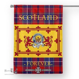 Scotstee Tartan House Flag Wishart Clan Badge Tartan Garden Flag - The Lion Rampant Scotland, Tartan Garden Flag, Tartan House Flag, Tartan Flag, Crest Garden Flag, Garden Flag, Ireland Garden Flag, Family Crest, Custom Flag, Custom Garden Flag, Ireland Custom Flag, Clan Tartan Flags