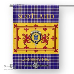 Scotstee Tartan House Flag Ochterlony Tartan Garden Flag - The Lion Rampant Scotland, Tartan Garden Flag, Tartan House Flag, Tartan Flag, Crest Garden Flag, Garden Flag, Ireland Garden Flag, Family Crest, Custom Flag, Custom Garden Flag, Ireland Custom Flag, Clan Tartan Flags