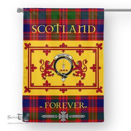 Scotstee Tartan House Flag MacIntyre Tartan Garden Flag - The Lion Rampant Scotland, Tartan Garden Flag, Tartan House Flag, Tartan Flag, Crest Garden Flag, Garden Flag, Ireland Garden Flag, Family Crest, Custom Flag, Custom Garden Flag, Ireland Custom Flag, Clan Tartan Flags