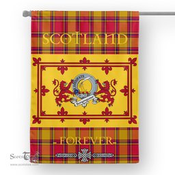 Scotstee Tartan House Flag Scrymgeour Clan Badge Tartan Garden Flag - The Lion Rampant Scotland, Tartan Garden Flag, Tartan House Flag, Tartan Flag, Crest Garden Flag, Garden Flag, Ireland Garden Flag, Family Crest, Custom Flag, Custom Garden Flag, Ireland Custom Flag, Clan Tartan Flags