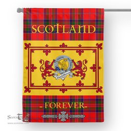 Scotstee Tartan House Flag MacGillivray Clan Badge Tartan Garden Flag - The Lion Rampant Scotland, Tartan Garden Flag, Tartan House Flag, Tartan Flag, Crest Garden Flag, Garden Flag, Ireland Garden Flag, Family Crest, Custom Flag, Custom Garden Flag, Ireland Custom Flag, Clan Tartan Flags
