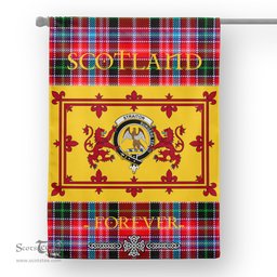 Scotstee Tartan House Flag Straiton Tartan Garden Flag - The Lion Rampant Scotland, Tartan Garden Flag, Tartan House Flag, Tartan Flag, Crest Garden Flag, Garden Flag, Ireland Garden Flag, Family Crest, Custom Flag, Custom Garden Flag, Ireland Custom Flag, Clan Tartan Flags
