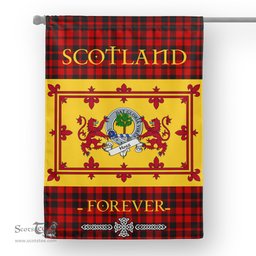 Scotstee Tartan House Flag Hogg Clan Badge Tartan Garden Flag - The Lion Rampant Scotland, Tartan Garden Flag, Tartan House Flag, Tartan Flag, Crest Garden Flag, Garden Flag, Ireland Garden Flag, Family Crest, Custom Flag, Custom Garden Flag, Ireland Custom Flag, Clan Tartan Flags