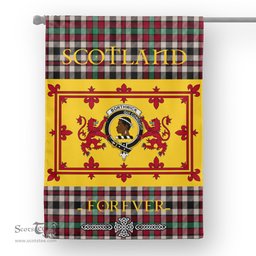 Scotstee Tartan House Flag Borthwick Tartan Garden Flag - The Lion Rampant Scotland, Tartan Garden Flag, Tartan House Flag, Tartan Flag, Crest Garden Flag, Garden Flag, Ireland Garden Flag, Family Crest, Custom Flag, Custom Garden Flag, Ireland Custom Flag, Clan Tartan Flags